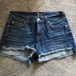 7 For All Mankind Jean Shorts